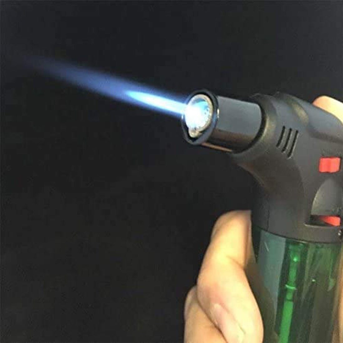 First Dot Jet Flame Lighter – Windproof Butane Refillable Torch for BBQ, Camping & Cigars