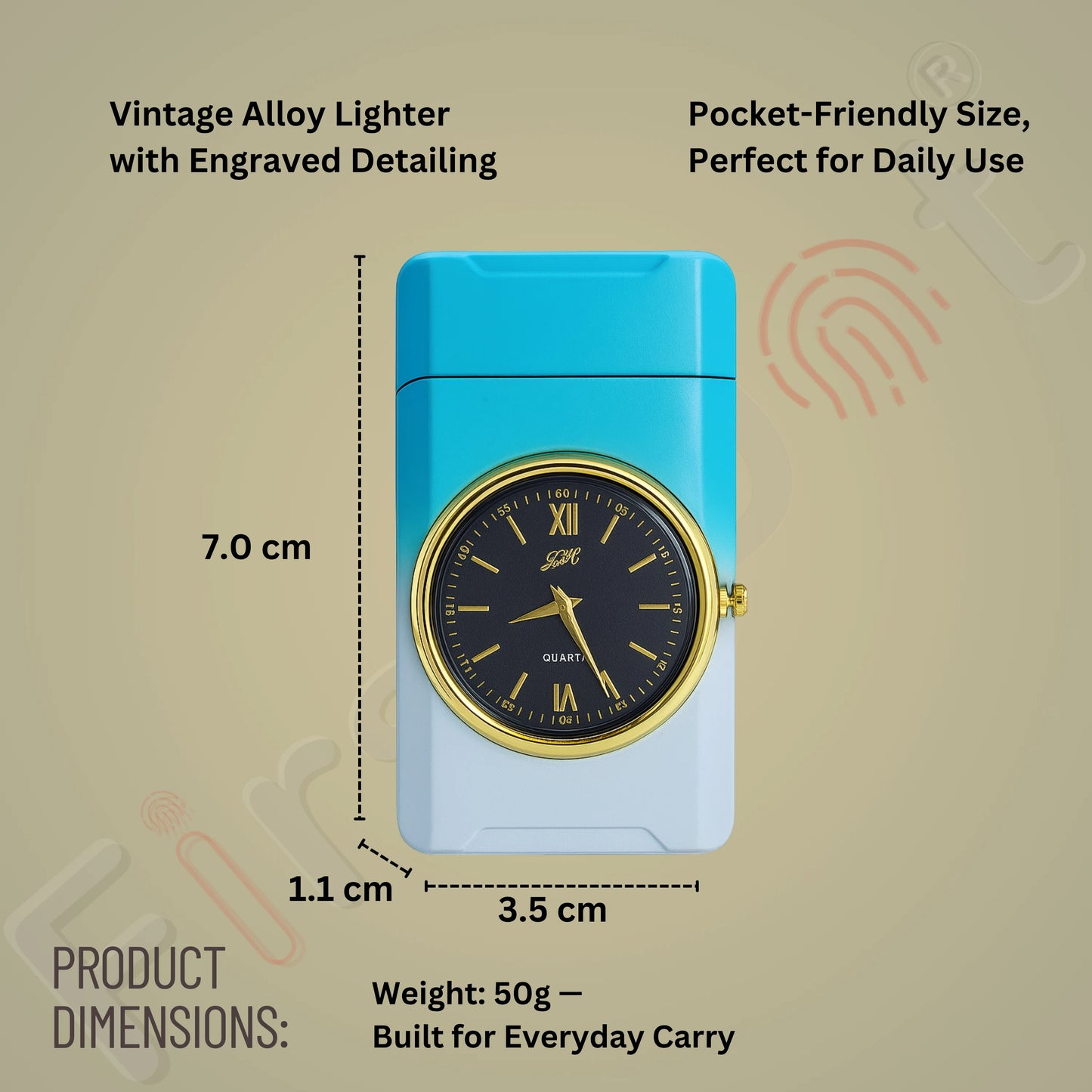 Fusion Luxury Watch Lighter for Men - Green