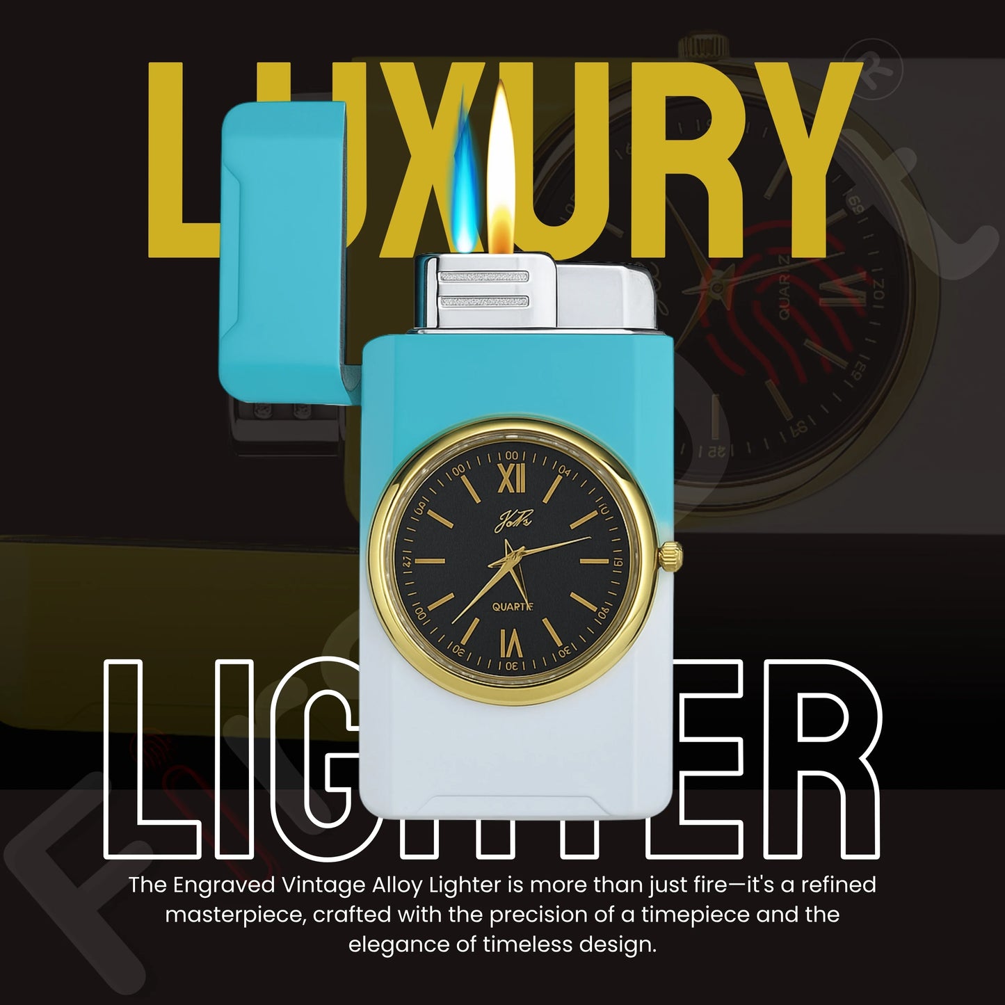 Fusion Luxury Watch Lighter for Men - Green