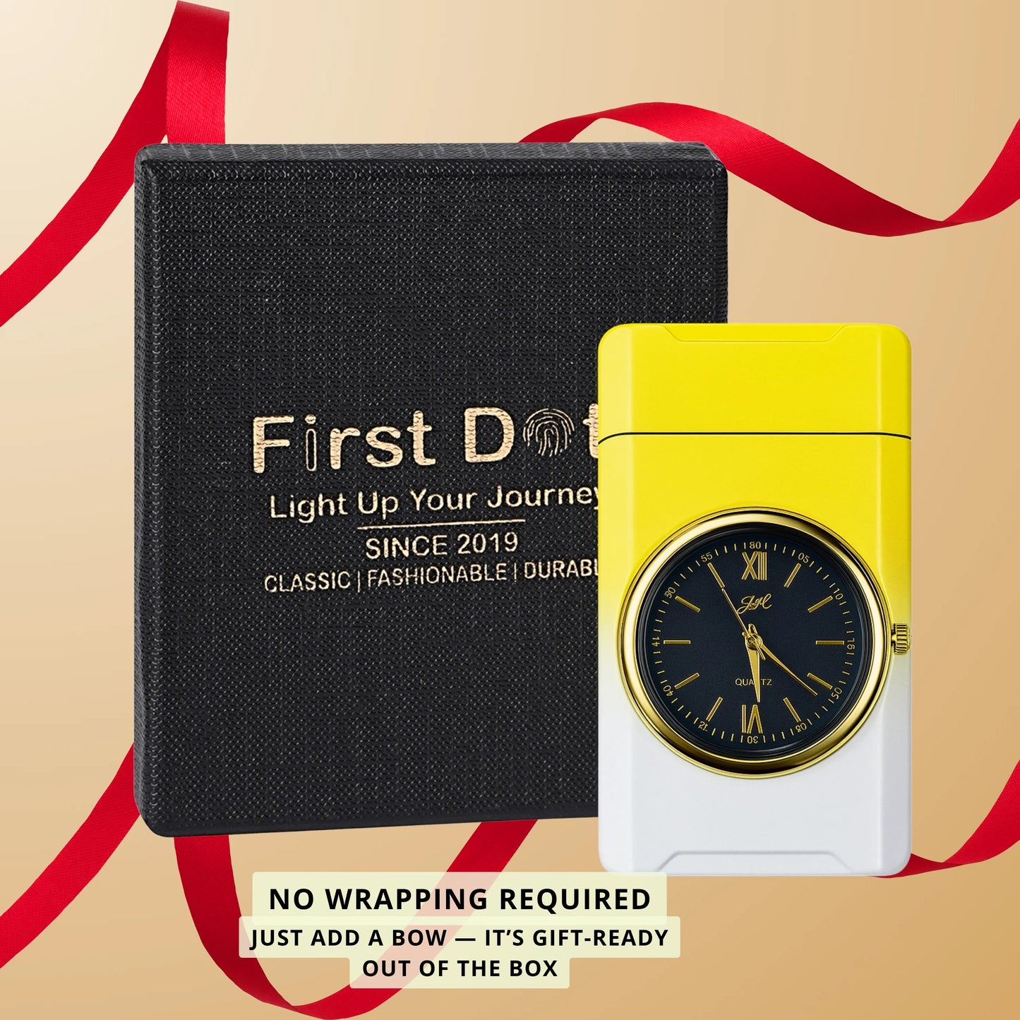 Fusion Luxury Watch Lighter for Men - Yellow