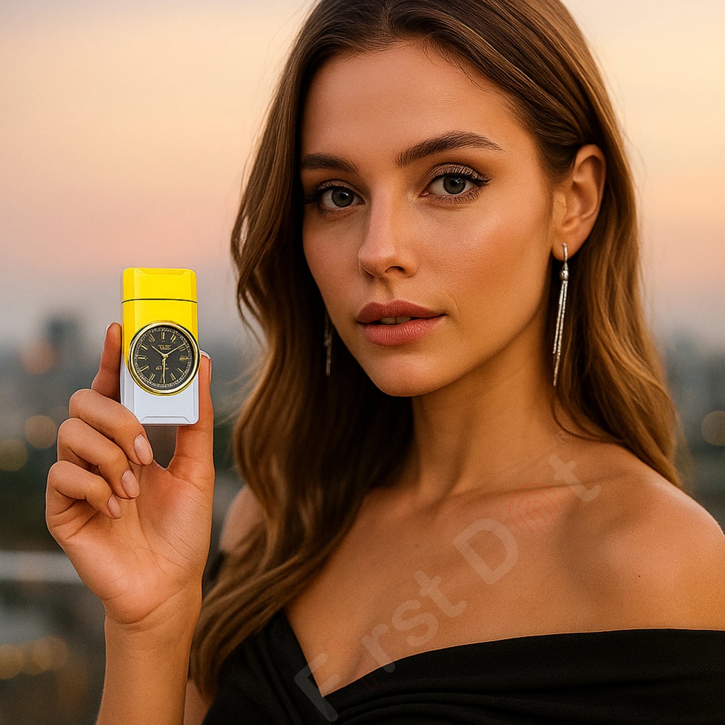Fusion Luxury Watch Lighter for Men - Yellow