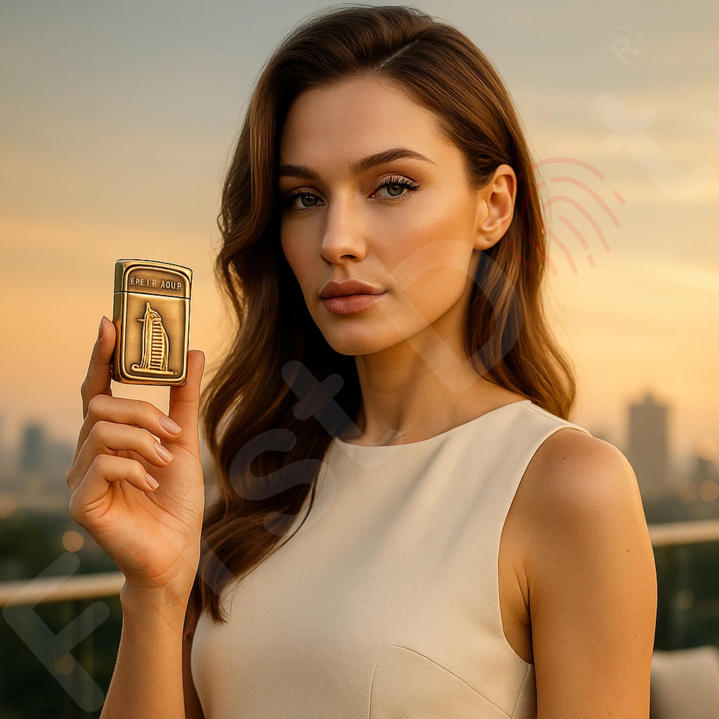 Burj Al Arab – Vintage Brass Finish | Jet Flame Torch - Gold