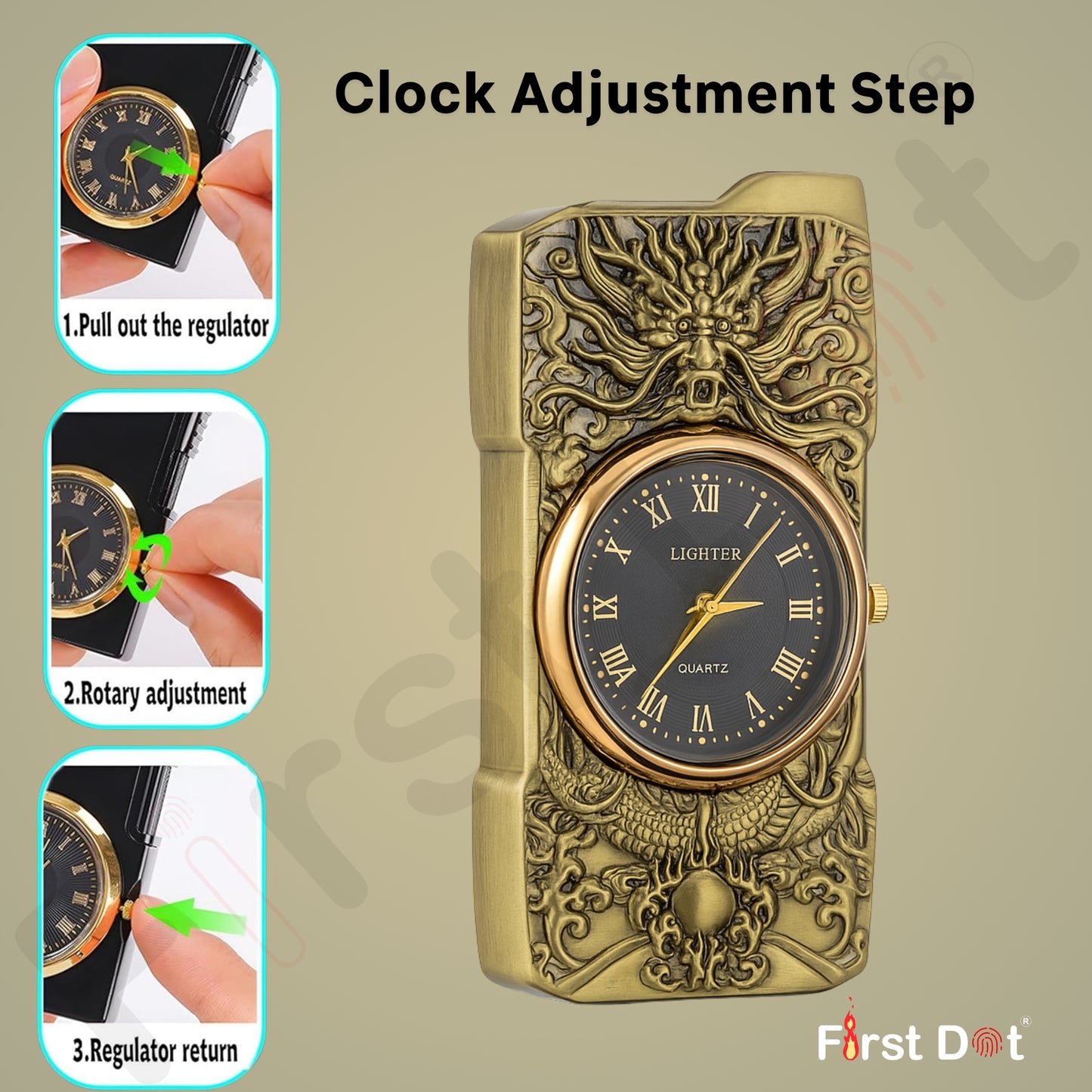 Dragon Clock Lighter – Lighter for Men
