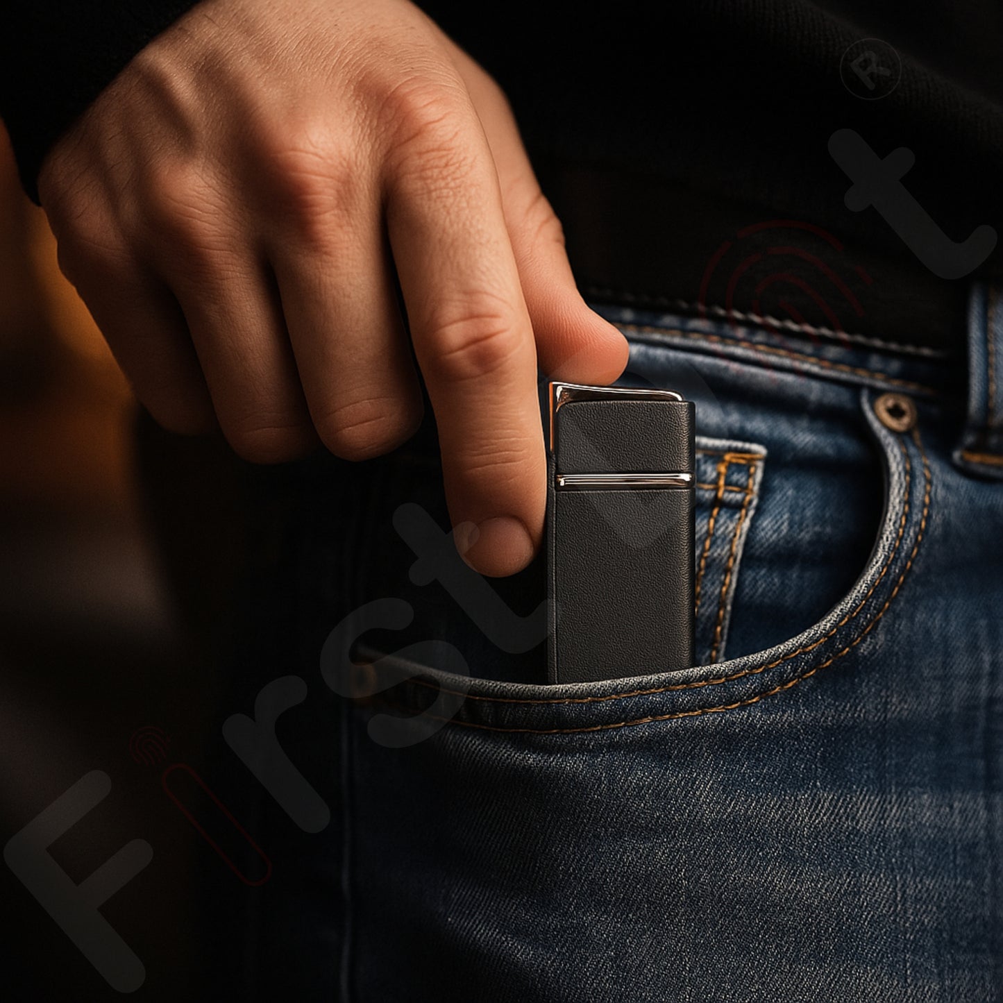 Slim Red Jet Flame Lighter | Windproof Cigarette Lighter