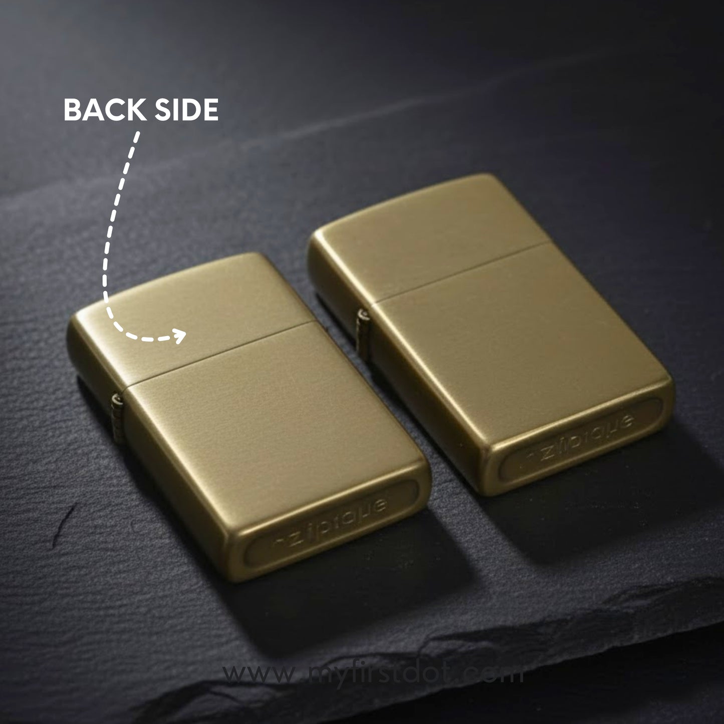 Combo of 2 Embossed Metal Cigarette Lighters + Free 50ml Fuel