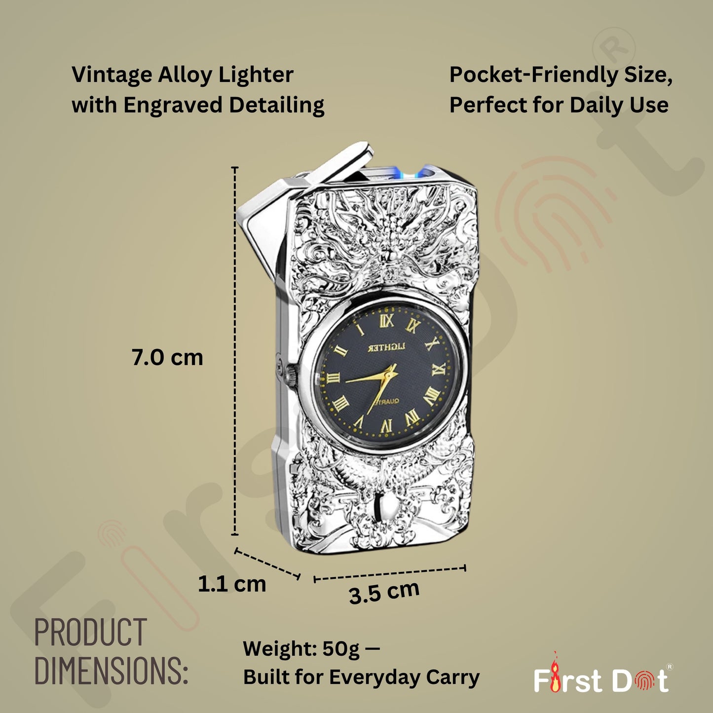 Dragon Clock Lighter – Lighter for Men