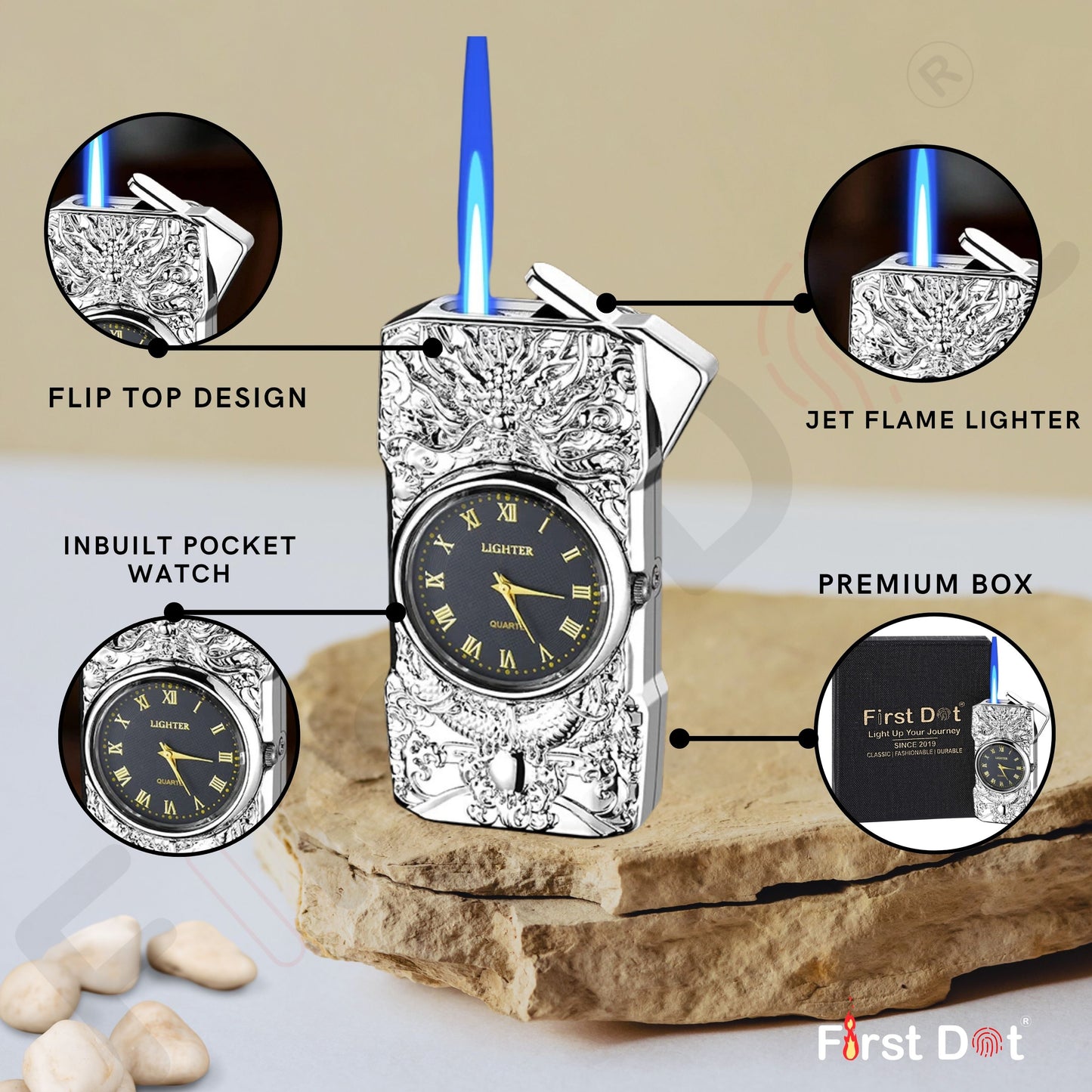 Dragon Clock Lighter – Lighter for Men