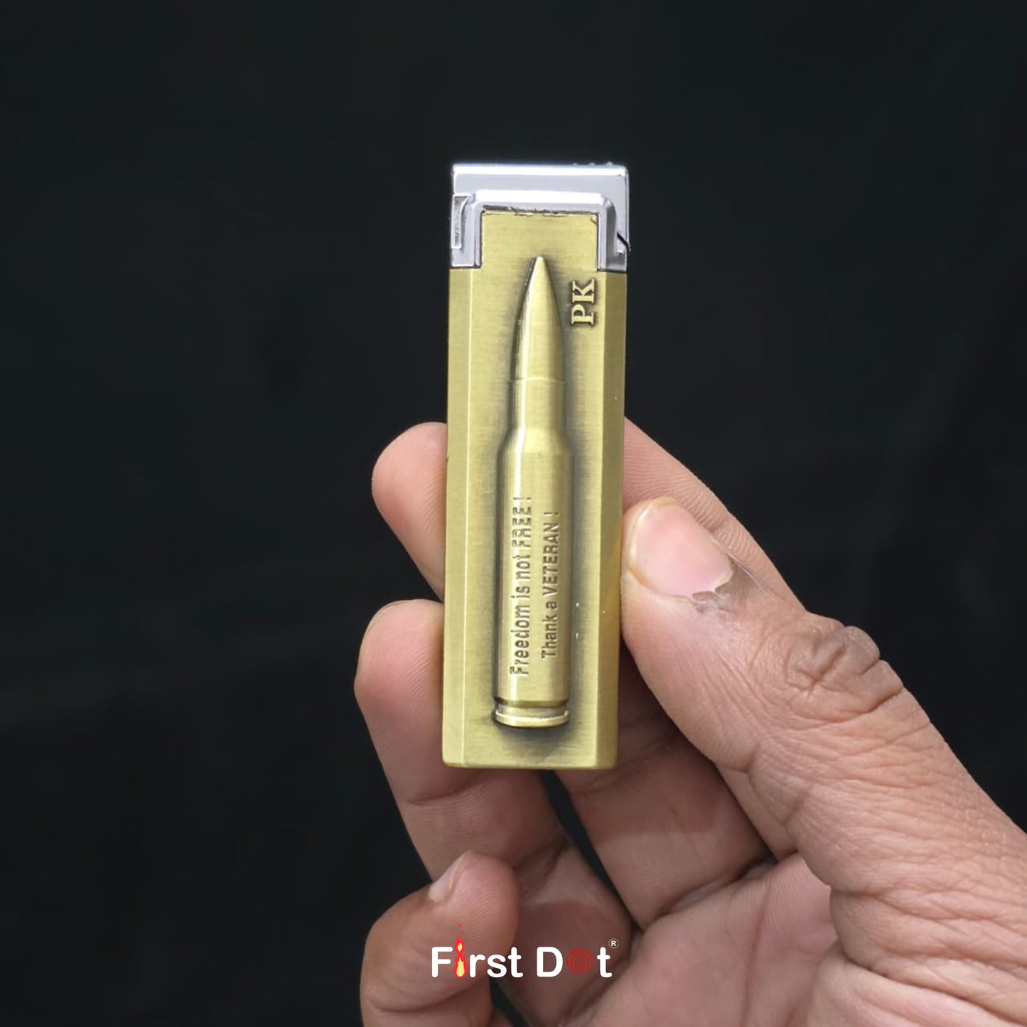 Bullet Cigarette Lighter – Windproof Red Jet Flame Lighter