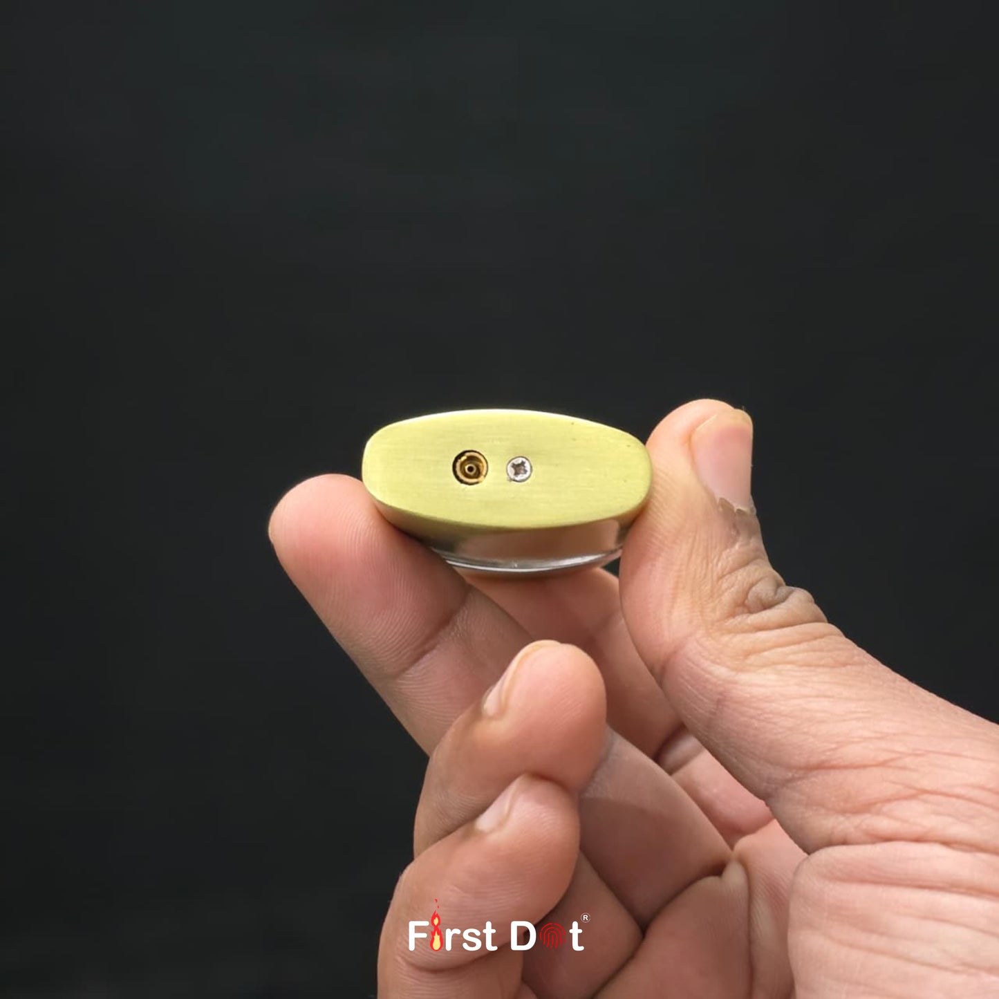 Dice Stack Cigarette Lighter – Windproof Green Jet Flame Gas Lighter