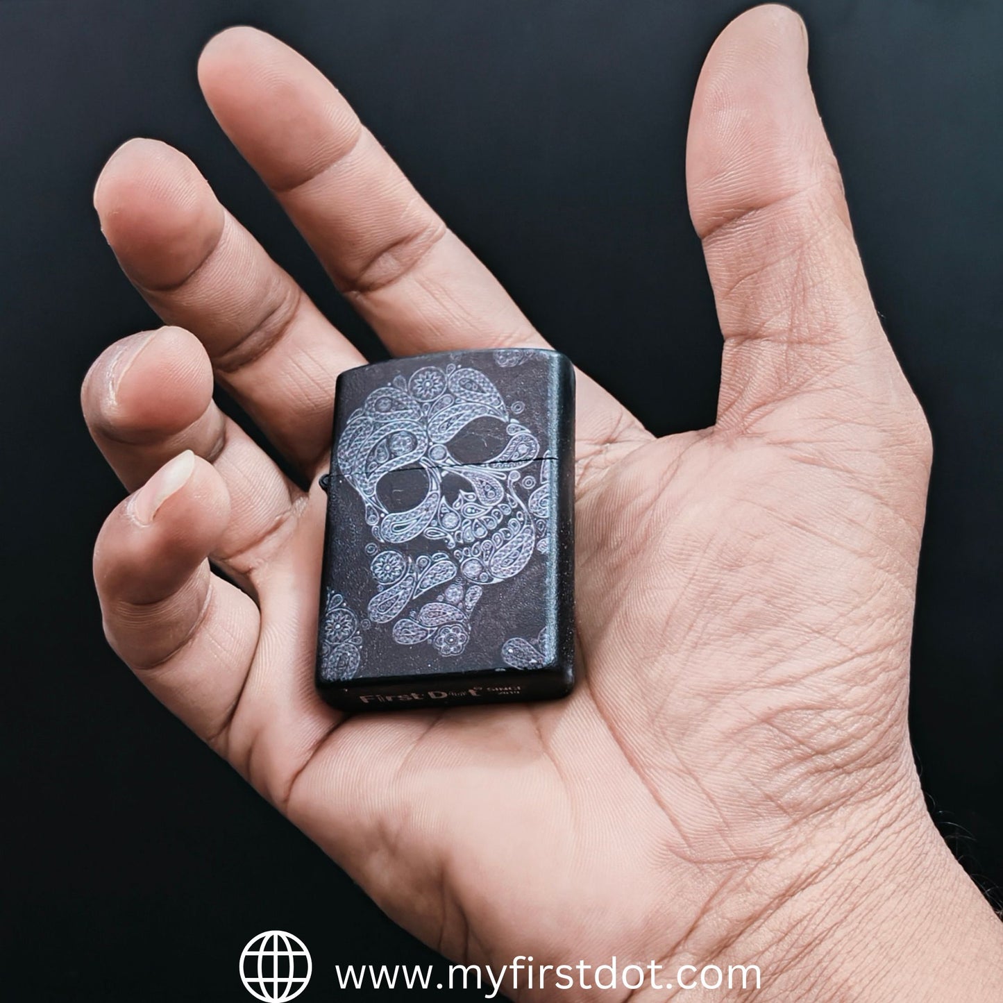 Sugar Skull Lighter Windproof Cigarette Lighter for Men