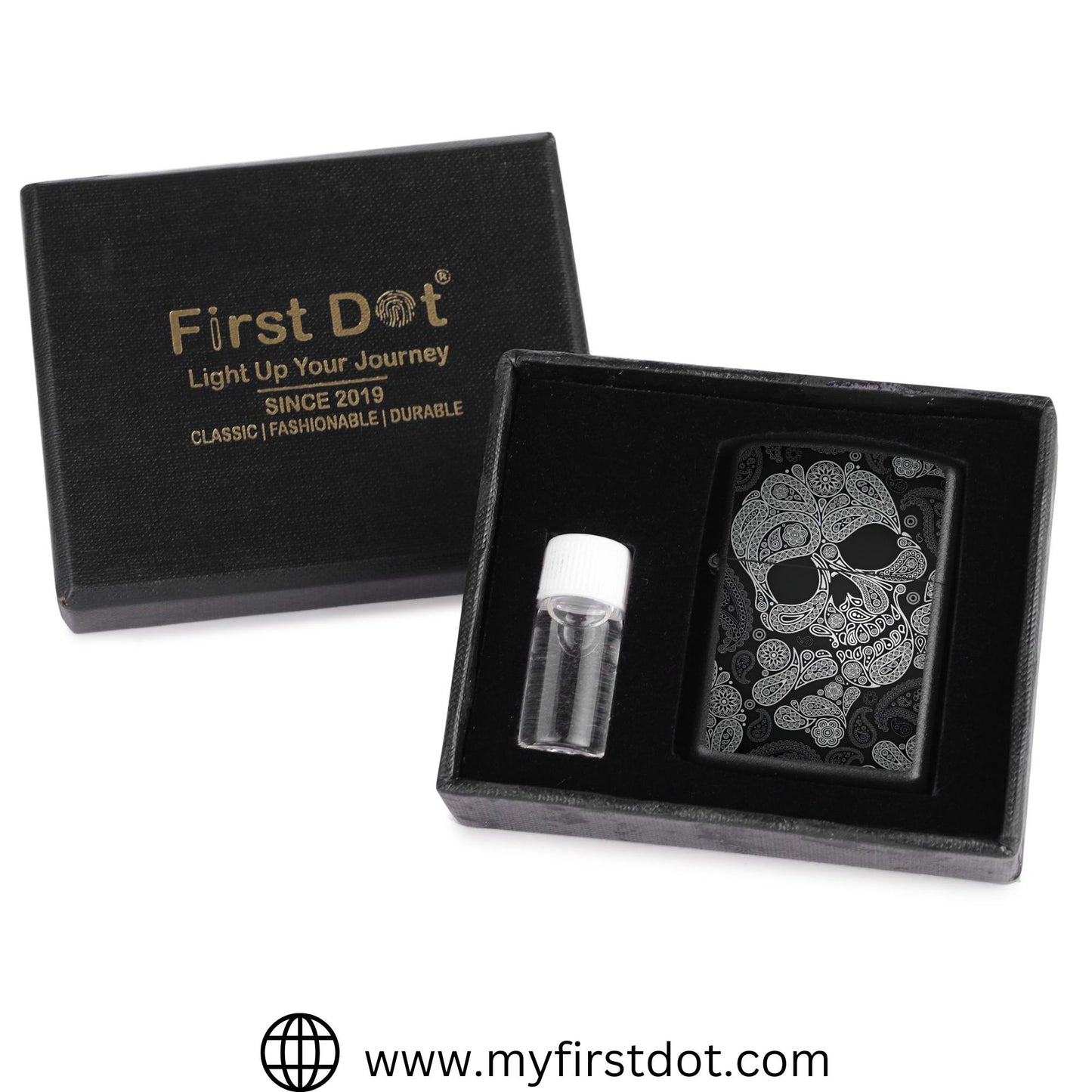 Sugar Skull Lighter Windproof Cigarette Lighter for Men
