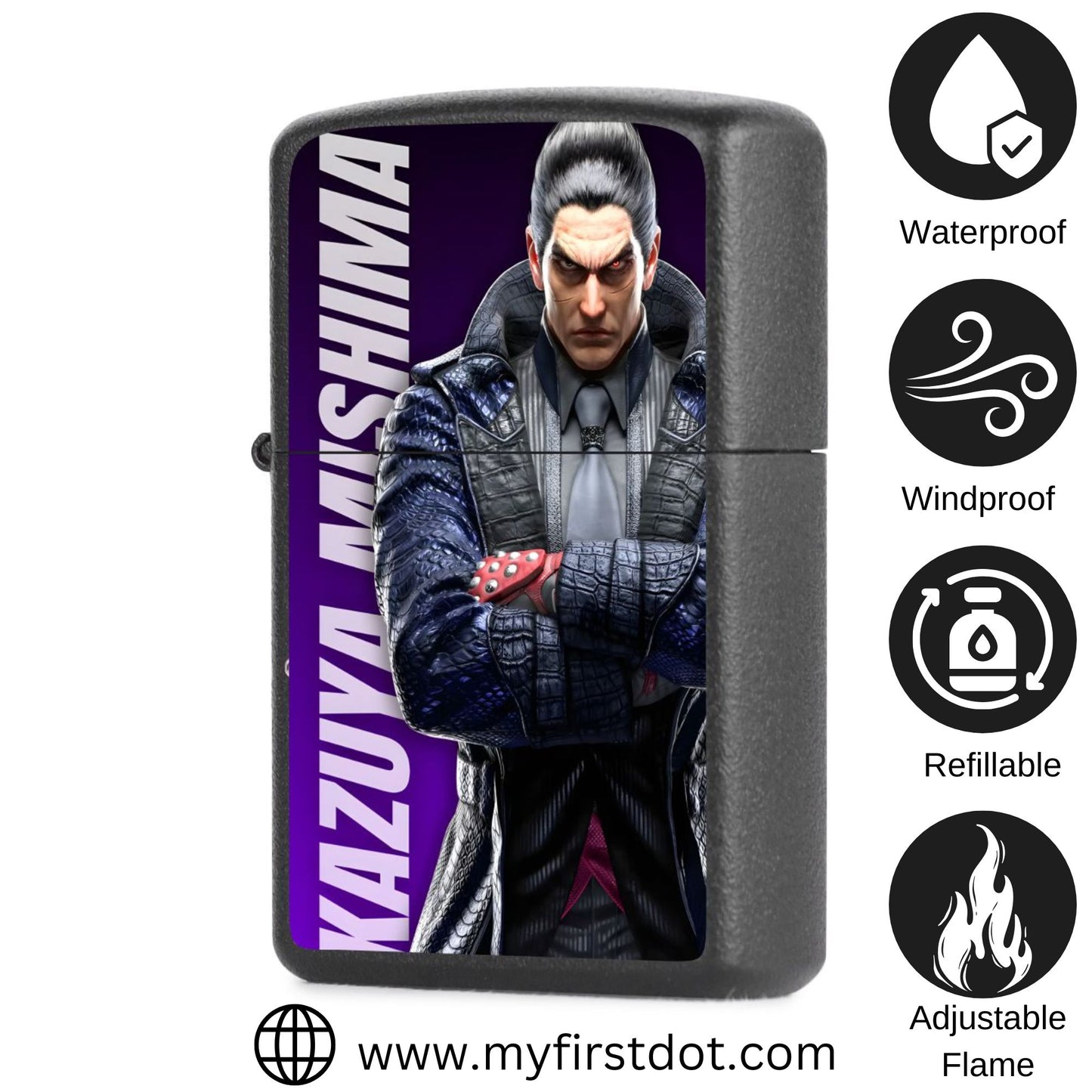 Kazuya Mishima Lighter Windproof Cigarette Lighter for Men