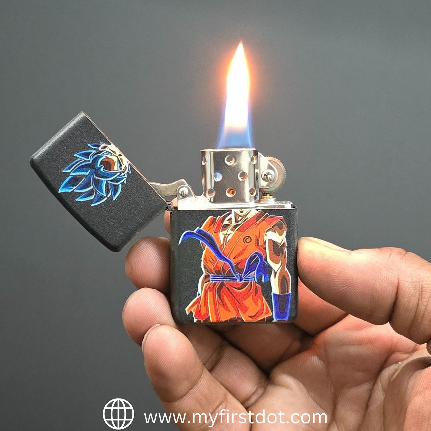 Goku SSJ Lighter Windproof Cigarette Lighter for Men