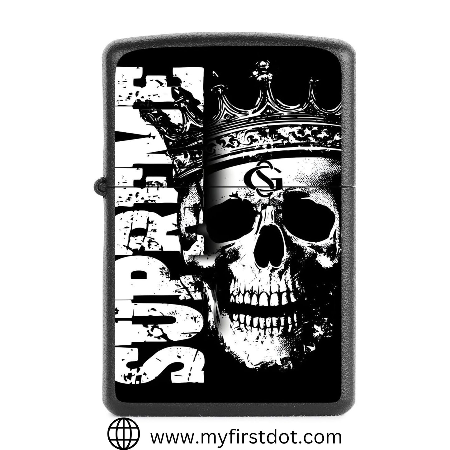 Supreme Skull Lighter Windproof Cigarette Lighter for Men