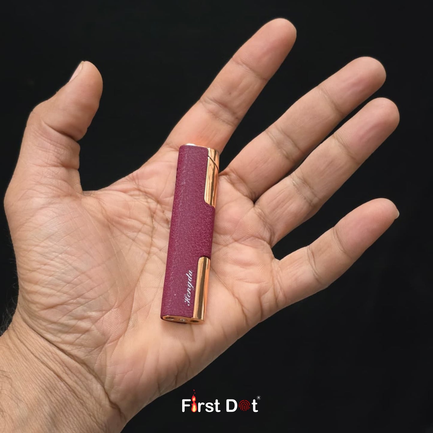 Slim Cigarette Lighter – Red Jet Flame Lighter