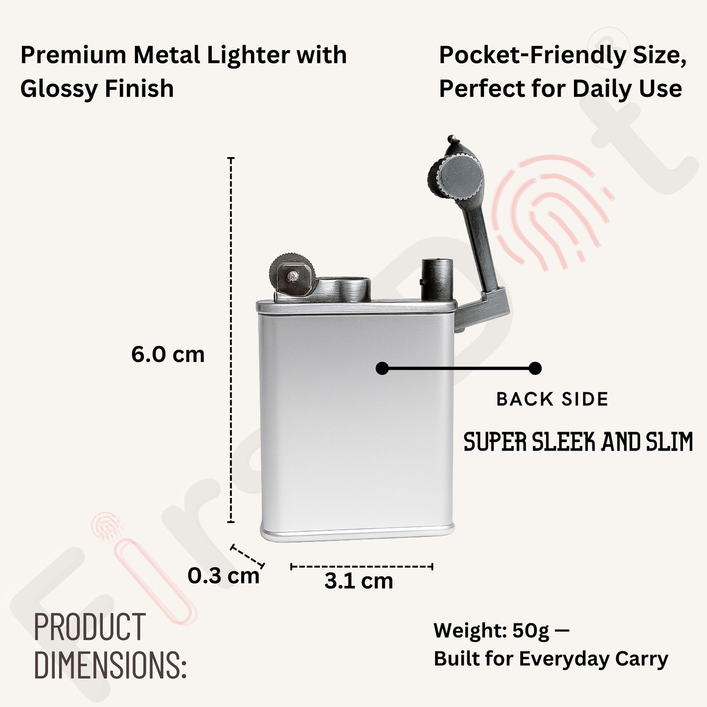 Ember Slim Jet Fire Cigar Windproof Lighter