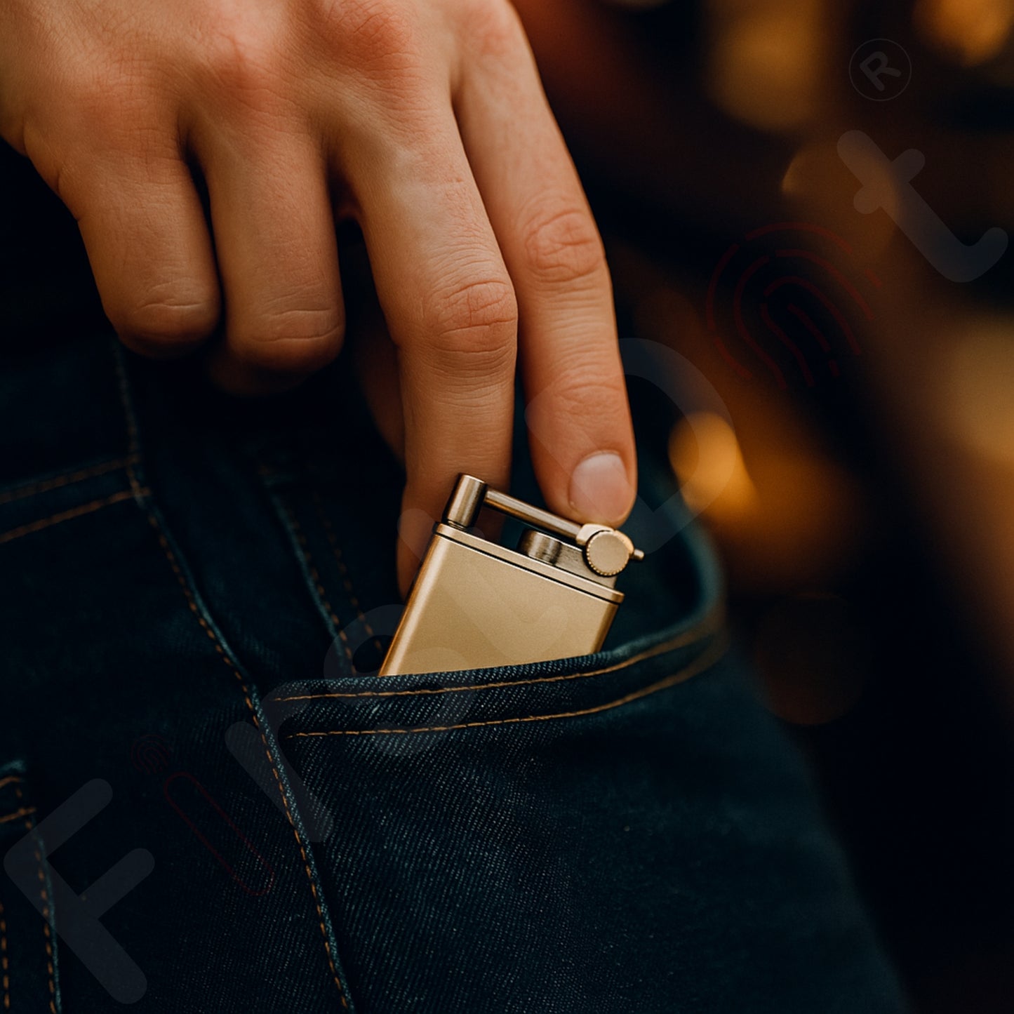 Ember Stylish Slim Jet Fire Cigar Windproof Lighter