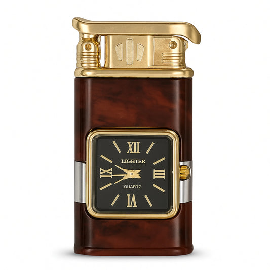 Premium Transparent Clock Lighter – Lighter for Men