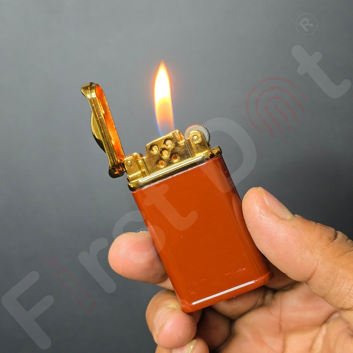 Vintage Flip-Top Soft Flame Cigarette Lighter