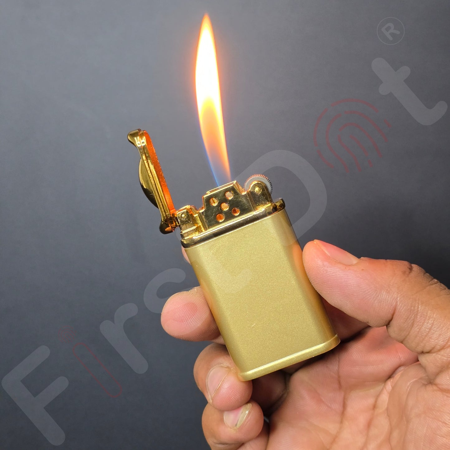 Vintage Flip-Top Soft Flame Cigarette Lighter