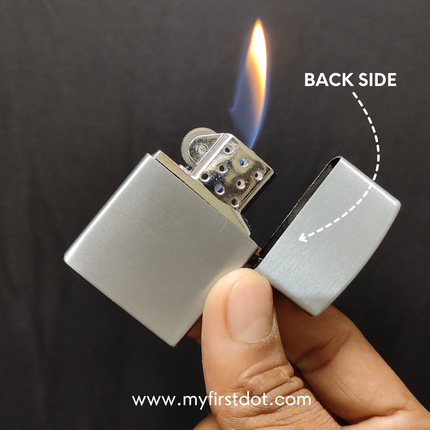 Skull Classic Lighter | Windproof Cigarette Lighter Silver
