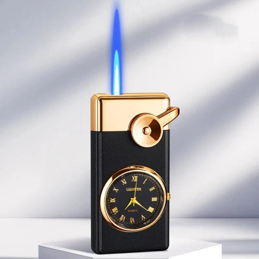Swing Arm Luxury Retro Watch Lighter for Men - Black