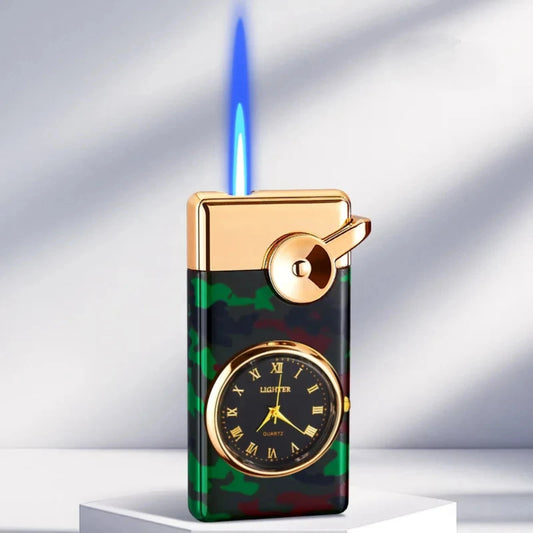 Swing Arm Luxury Retro Watch Lighter for Men - Green