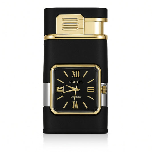 Premium ChronoLite Clock Lighter – Lighter for Men Black