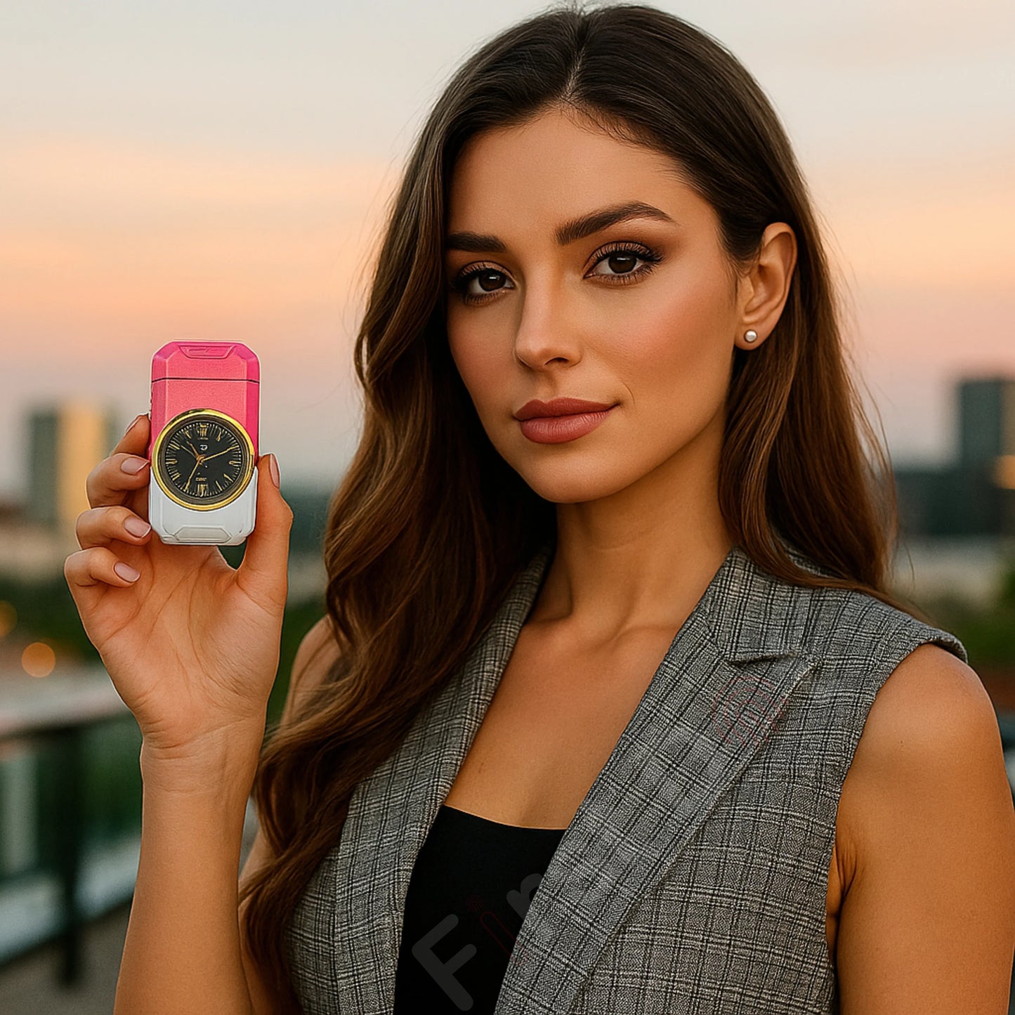 Fusion Luxury Watch Lighter for Women - Pink