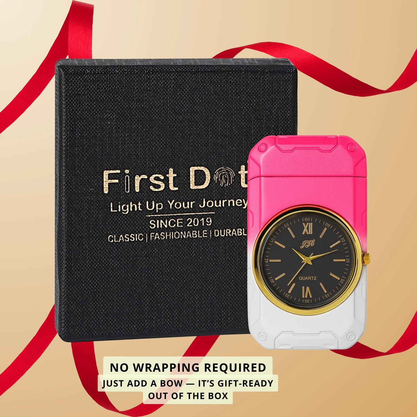 Fusion Luxury Watch Lighter for Women - Pink