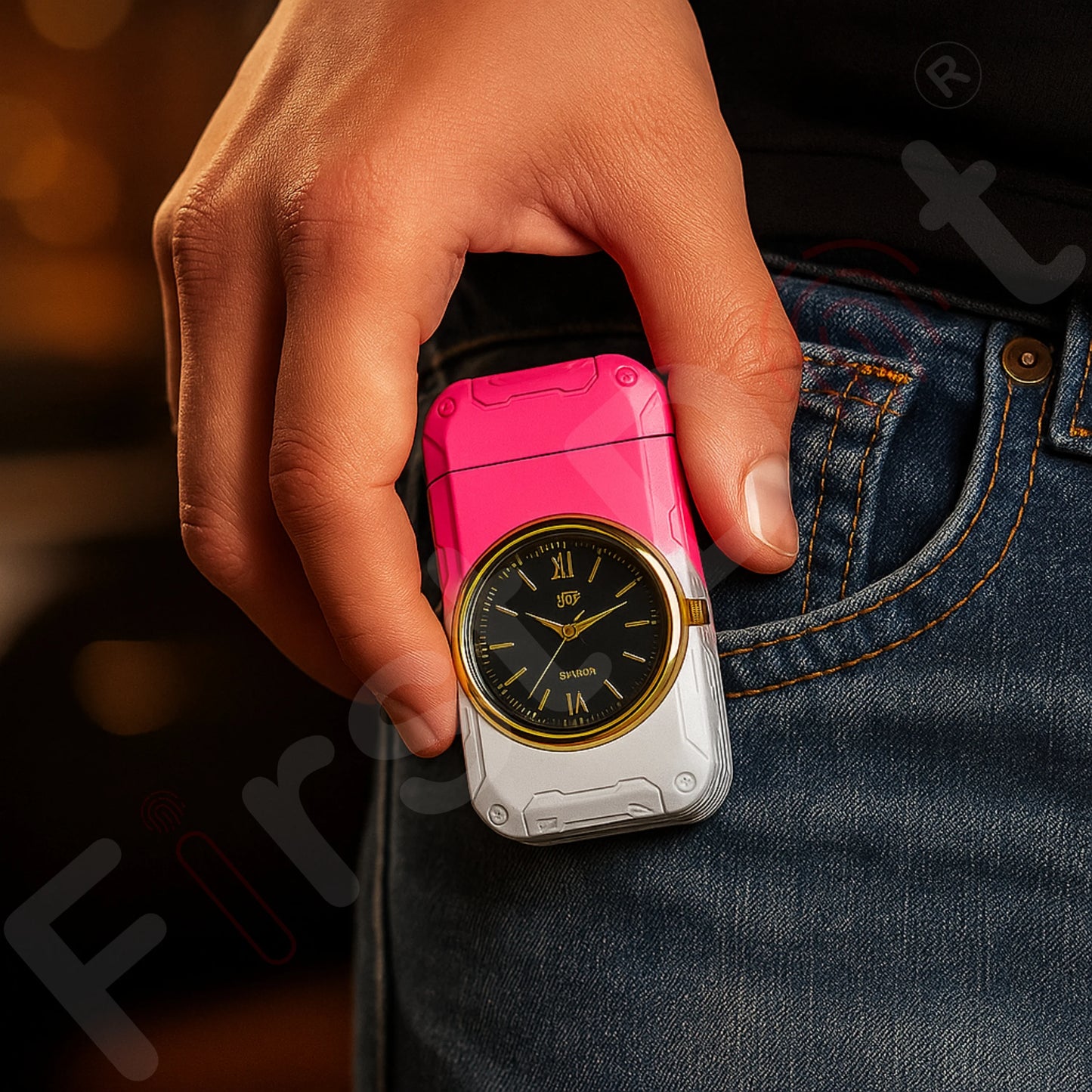 Fusion Luxury Watch Lighter for Women - Pink