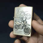 Off Road Bike Embossed Cigarette Lighter – Perfect for Gifting | First Dot