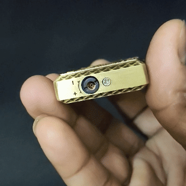 Good Luck Dice Embossed Premium Refillable Button Gas Lighter by First Dot