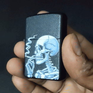 Skull Premium Refillable Cigarette Lighter