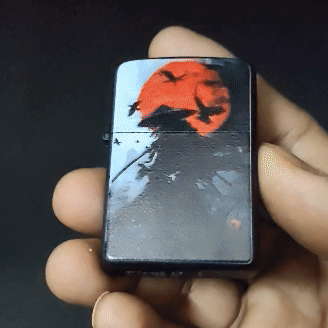 Samurai Warrior Premium Refillable Cigarette Lighter