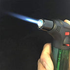 First Dot Jet Flame Lighter – Windproof Butane Refillable Torch for BBQ, Camping & Cigars