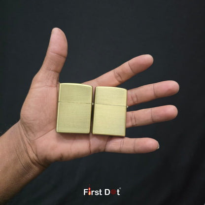 Combo of 2 Embossed Metal Cigarette Lighters + Free 50ml Fuel