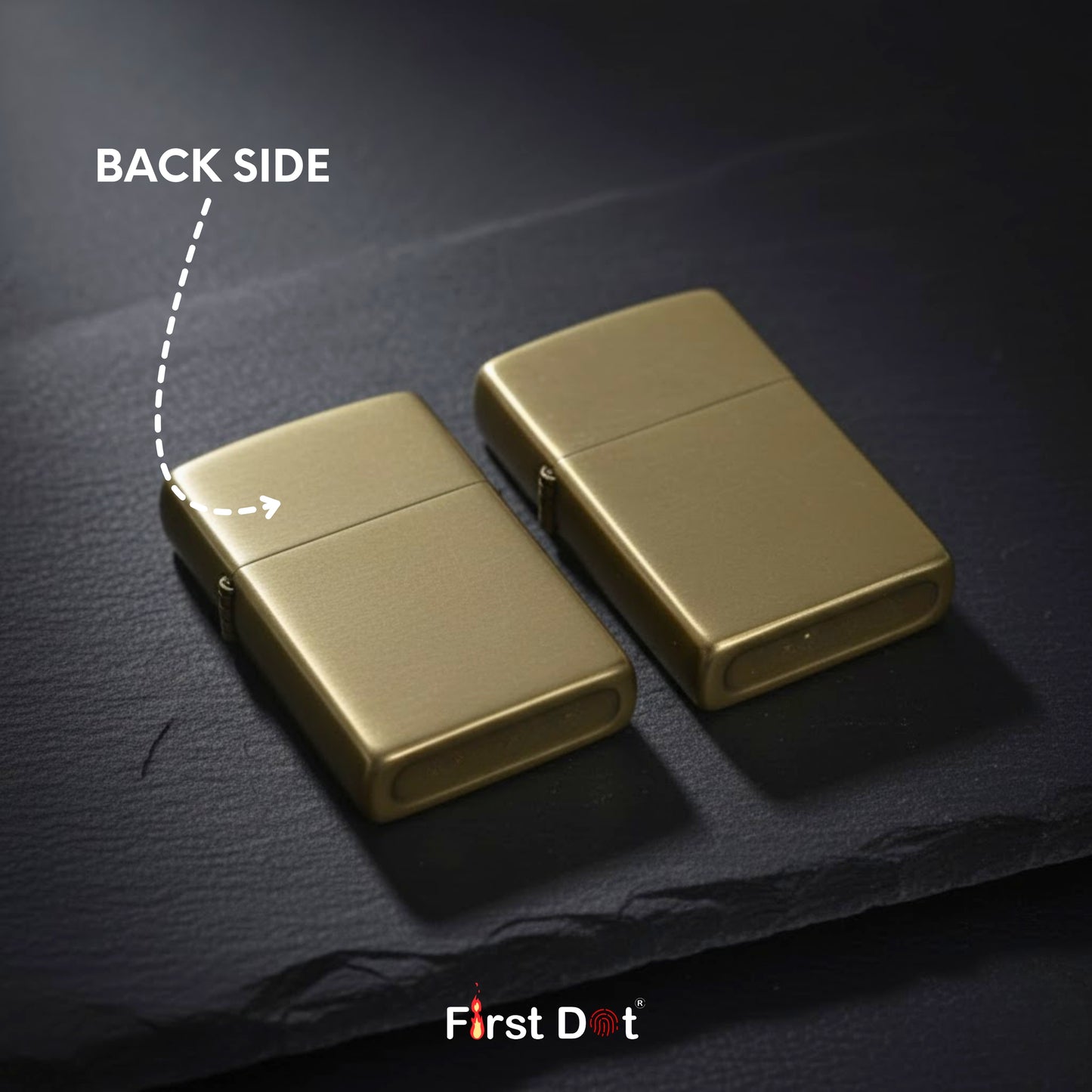 Combo of 2 Embossed Metal Cigarette Lighters + Free 50ml Fuel