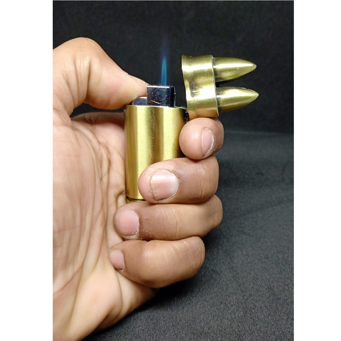 2 BULLET Jet Flame Cigarette Lighter