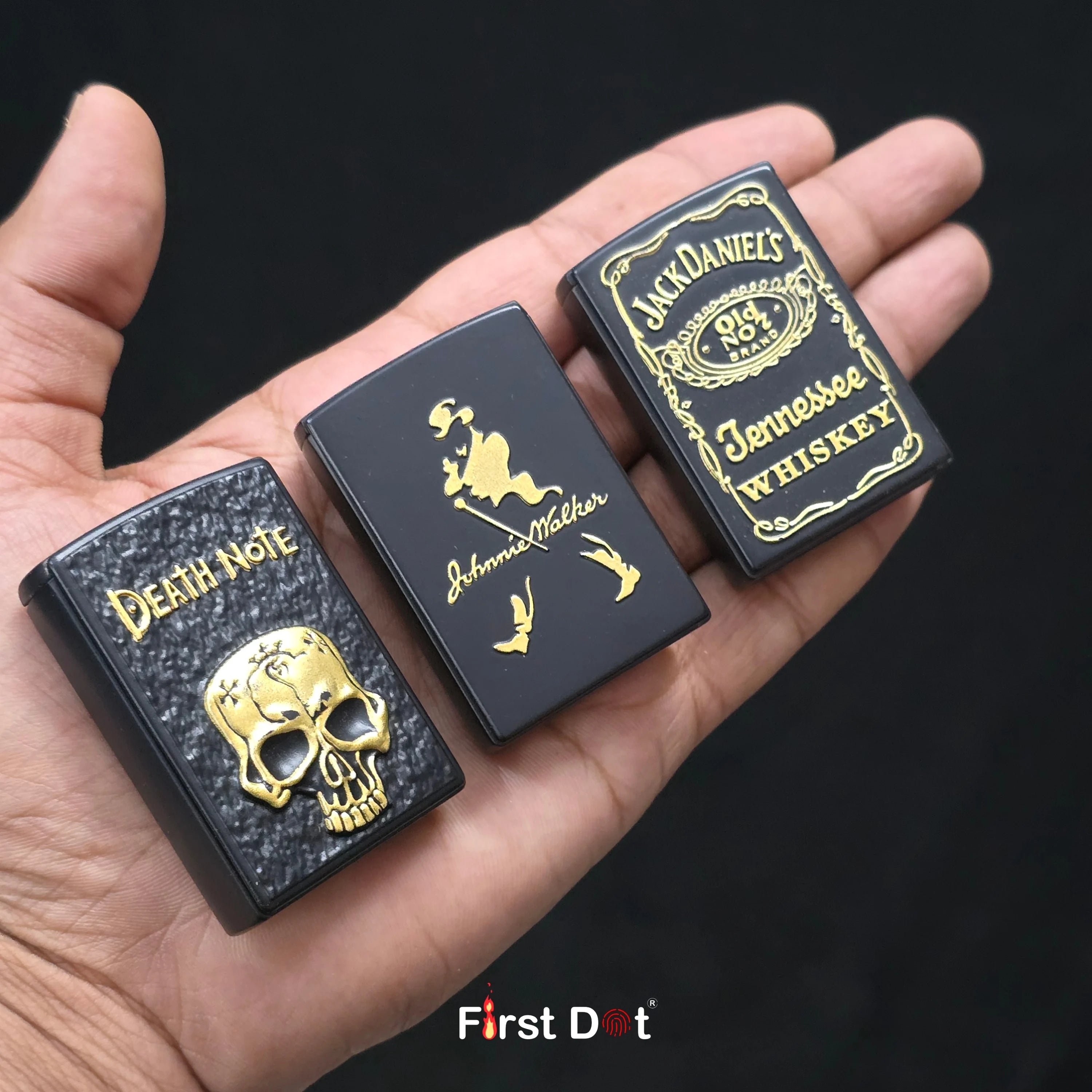 Gothic Skull Jet Flame Lighter – Embossed Design