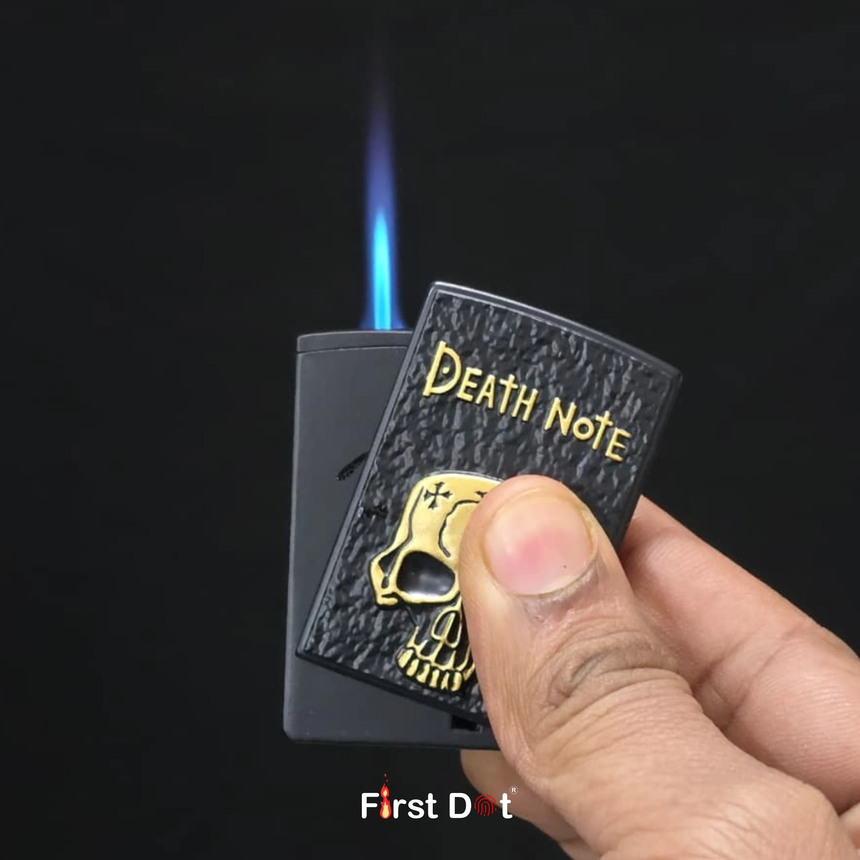 Gothic Skull Jet Flame Lighter – Embossed Design