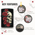 Combo of 2 Street Graphic Cigarette Lighters | Premium Box + Free 50ml Fuel