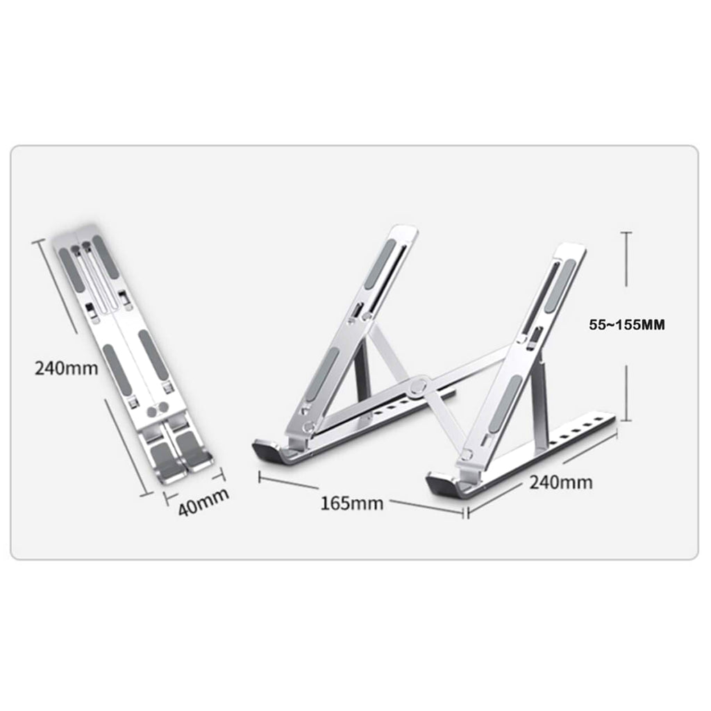 Ergonomic Aluminum Laptop Stand | Office Accessories | First Dot