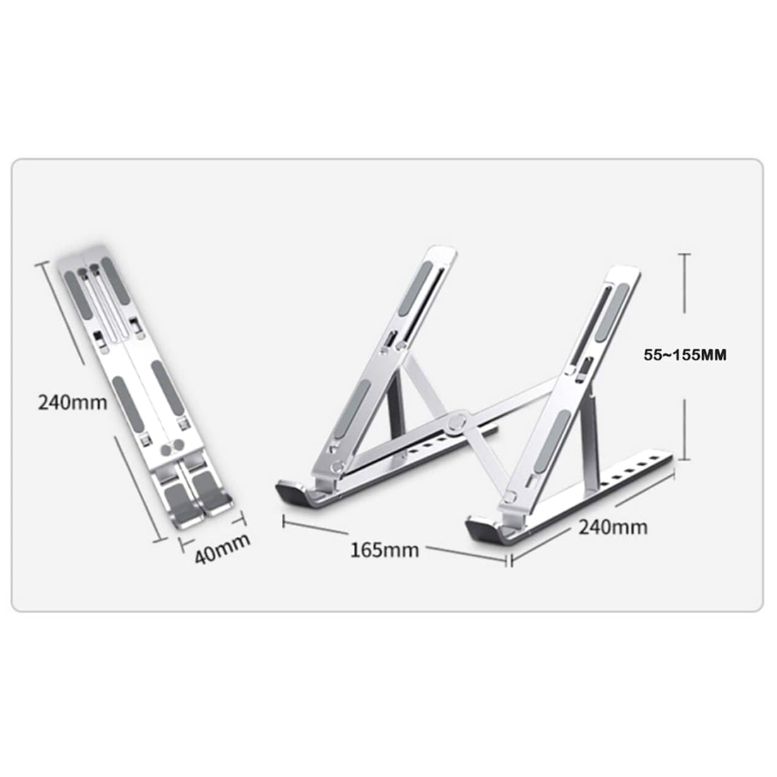 Ergonomic Aluminum Laptop Stand | Office Accessories | First Dot
