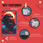Combo of 2 Street Graphic Cigarette Lighters | Premium Box + Free 50ml Fuel