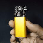 First Dot Double Flame Luxury Windproof Lighter Gift for Men - Pocket Lighter