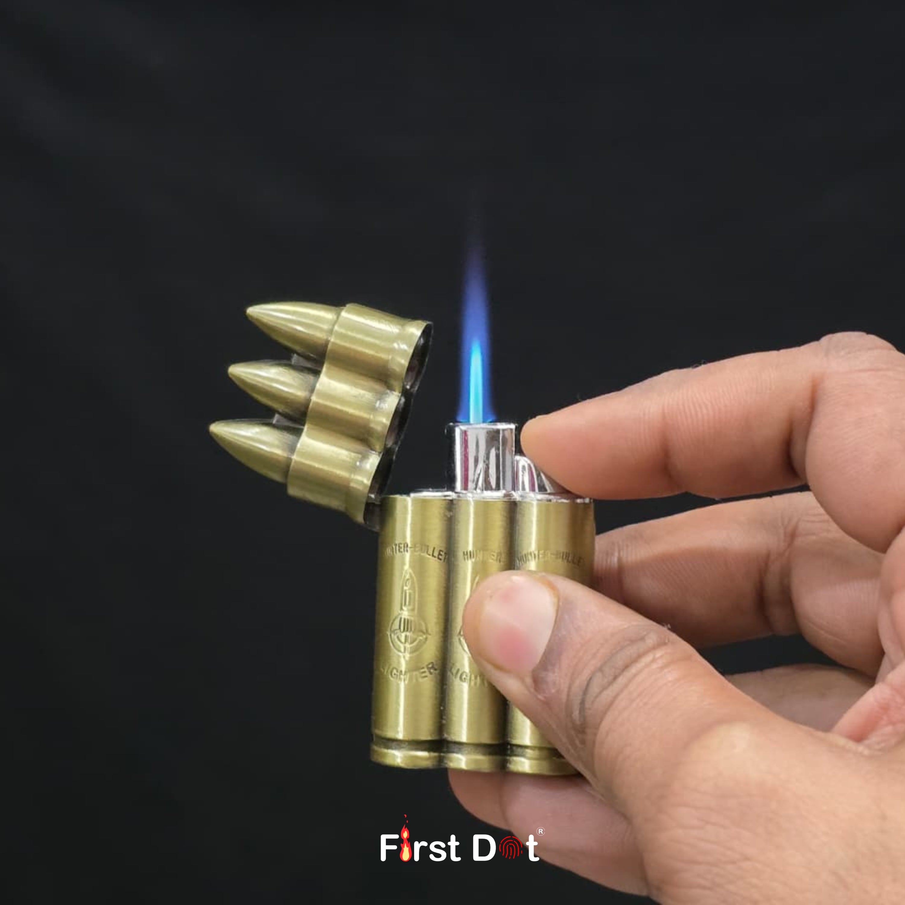 3 BULLET Jet Flame Cigarette Lighter