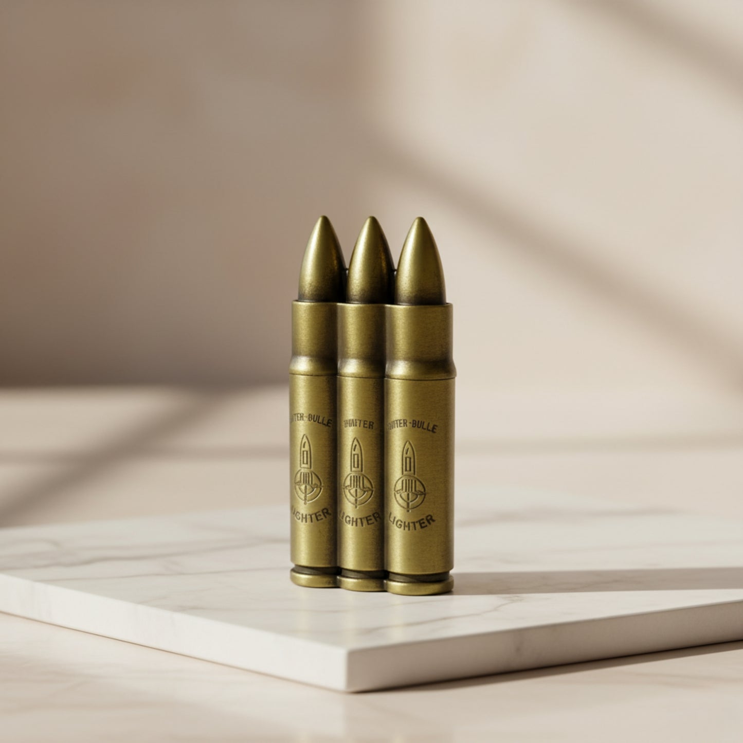 3 BULLET Jet Flame Cigarette Lighter