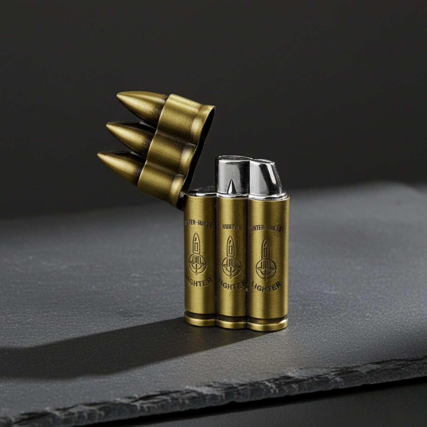 3 BULLET Jet Flame Cigarette Lighter