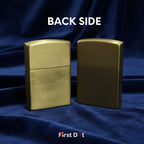 (Pack of 2) Classic Metal Gas Lighter Combo